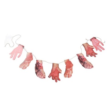 Хэллоуинская вечеринка с искусственными руками и ногами