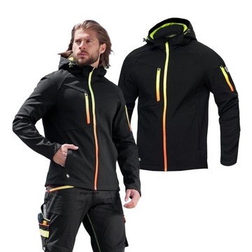 Kurtka Robocza Stylowa Modna z Kapturem Softshell Męska Slim ARDON CREATRON