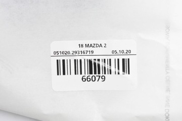 SENZOR NÁRAZY D09H57KC0 FIAT 124 SPIDER