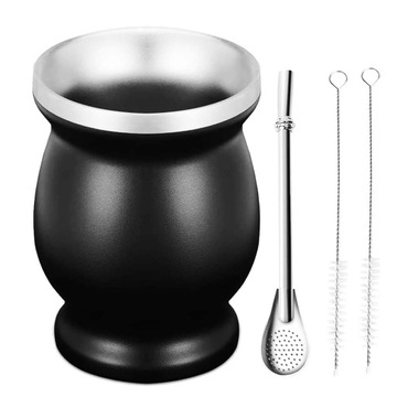 Кружка Yerba Mate Matero Термальный чай Йерба, 240 мл, нержавеющая сталь