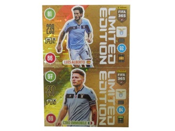 FIFA 365 2021 2 KARTY PIŁKARSKIE LIMITED LAZIO RZYM LUIS ALBERTO + IMMOBILE