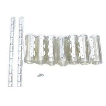 7 ШТ. ПВХ ШТОРЫ 200X18 СМ ДВЕРНАЯ ШТОРА