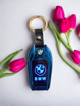Элегантный брелок BMW GLOW LIGHTER брелок со светодиодной подсветкой и логотипом, бантик