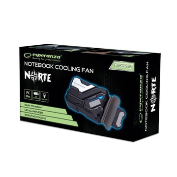 ИГРОВОЙ ВЕНТИЛЯТОР ДЛЯ НОУТБУКОВ LED USB NORTE ESPERANZA EGC103
