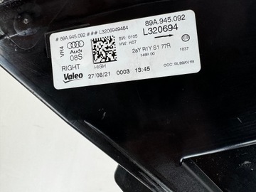 AUDI Q4 E-TRON 89A SVĚTLO ZADNÍ LEVÝ PRAVÁ KOMPLET ORIG.