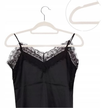 ВЕЛЮРОВЫЕ ВЕШАЛКИ ДЛЯ ОДЕЖДЫ, КРЕМОВЫЕ, ПРОЧНЫЕ И ПРОЧНЫЕ