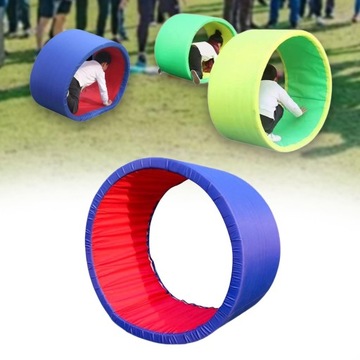 Krąg do pełzania, sprzęt do treningu sensorycznego, rekwizyty do gier, interaktywny niebieski