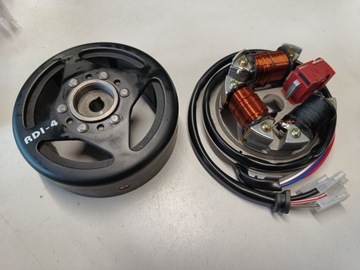 Zapłon iskrownik elektronik 6V kompletny + magneto DUELLS Simson S51