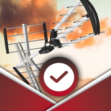 НАПРАВЛЕННАЯ АНТЕННА ДЛЯ ЭФИРНОГО ТЕЛЕВИДЕНИЯ DVB-T2 MUX8 ФИЛЬТР LTE HD 4K UHF VHF 120KM