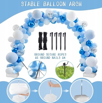 Ogromny ŁUK stelaż na balony do sesji STOJAK