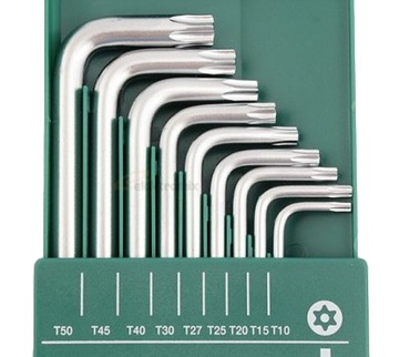 НАБОР КЛЮЧЕЙ JONNESWAY TORX С ОТВЕРСТИЯМИ T10-T50