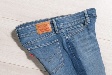 LEVIS 711 SPODNIE JEANSY SKINNY 27/32