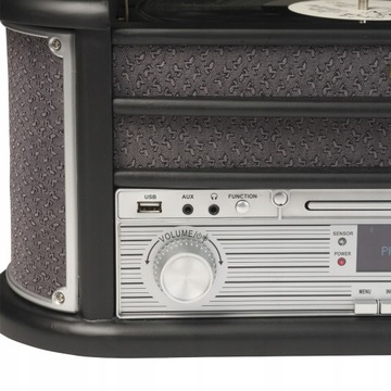 ДЕНВЕР РЕТРО Мини стерео проигрыватель кассет CD USB FMrm