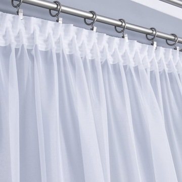 ВУАЛЬ ШТОРА ЛЯГУШКА ЛЕНТА ТУННЕЛЬ 350х250см