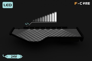 Полка TIR VOLVO FH 3 09-12 с двойным ящиком LED