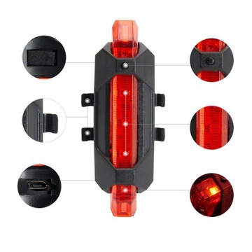 СВЕТОДИОДНЫЕ ВЕЛОСИПЕДНЫЕ ФАРЫ ПЕРЕДНЕЕ + ЗАДНЕЕ ОСВЕЩЕНИЕ ДЛЯ ВЕЛОСИПЕДА — CREE LED POWERFUL