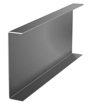 Современный забор сечение 70х20, забор оцинкованный