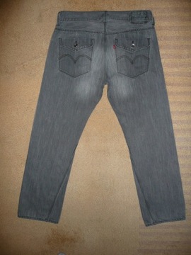 Spodnie dżinsy LEVIS 514 W34/L30=44,5/103cm jeansy