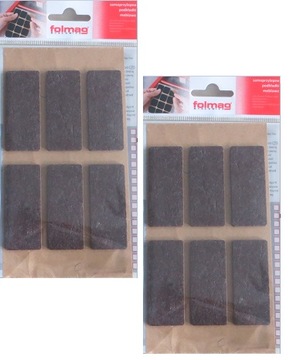 FILC POD MEBLE PODKŁADKI FILCOWE brąz 25x60