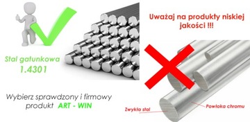 Szpilka do szaszłyków szampury 1szt pręt inox igła