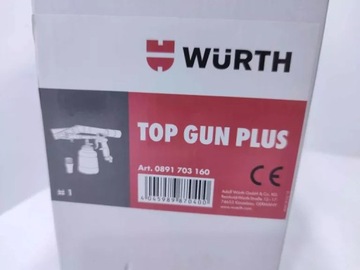 ПИСТОЛЕТ ДЛЯ ОЧИСТКИ СЖАТОГО ВОЗДУХА WURTH TOP GUN PLUS 0891703160