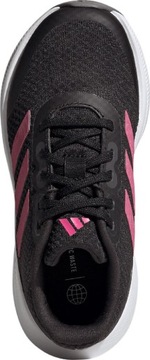 BUTY DLA DZIECI ADIDAS RUNFALCON 3 SPORT RUNNING LACE CZARNO-RÓŻO r 38 2/3