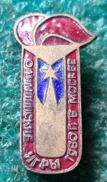ODZNAKA XXII OLIMPIADA LETNIA MOSKWA 1980 EMALIA