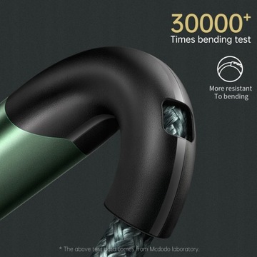 Кабель USB - USB тип C, 1 м, цвет хаки