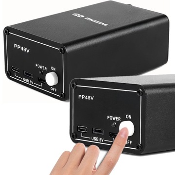 ФАНТОМНЫЙ БЛОК ПИТАНИЯ 48 В ДЛЯ МИКРОФОНА MOZOS PP48V XLR