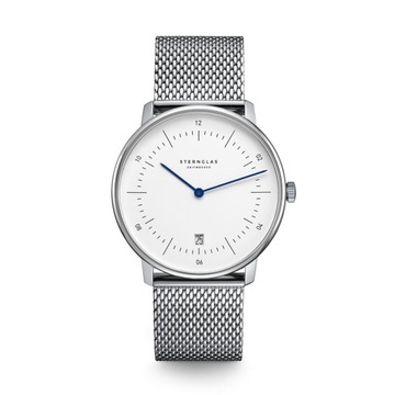 STERNGLAS Naos white, 38 mm quartz S01-NA01-MI04