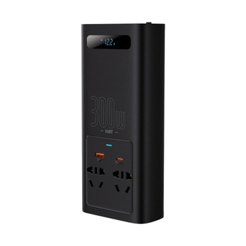 Автомобильный преобразователь напряжения 12В - 220В IGBT 300Вт (вилка CN/EU