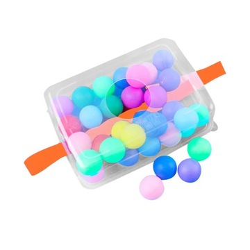 Swing Balls Game Toy Twerk Pong Novelty Game for Indoor Outdoor Kids Orange