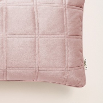 Декоративная наволочка 30x50 Velvet Colette Powder Pink