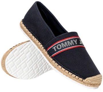 MĘSKIE BUTY TOMMY HILFIGER JEANS ESPADRYLE ROZ 40