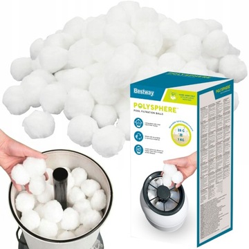 ФИЛЬТРУЮЩИЕ ШАРИКИ ДЛЯ ПЕСОЧНОГО НАСОСА BESTWAY 58475