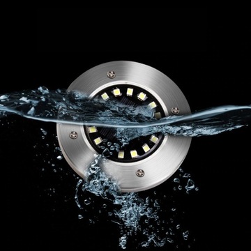 СОЛНЕЧНЫЙ НАЗЕМНЫЙ ФОНАРЬ 16 СВЕТОДИОДНЫХ САДОВЫХ СТАЛЬНЫХ 4 ШТ. ХОЛОДНЫЙ БЕЛЫЙ