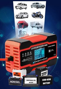 AUTOMATYCZNA ŁADOWARKA FreedConnZ FUNKCJĄ NAPRAWY 12V 24V 10A