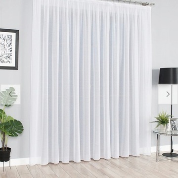 ТКАНЬ ВУАЛЬ БЕЛАЯ ШТОРА ОТДЕЛКА ОКНА 300 соболь супер качества В МЕТРАХ