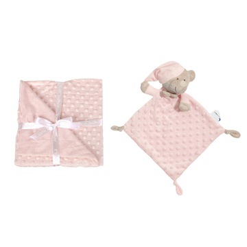 Kocyk 110 x 80 cm przytulanka Interbaby