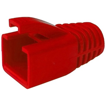 Osłonka osłonki na wtyk RJ45 kat6a 7 10sz czerwona