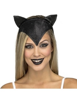 Czapka Opaska Uszy Kota Kocie Kocica Halloween