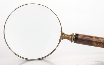 Lupa szkło powiększające 23cm dekoracyjna gabinetowa