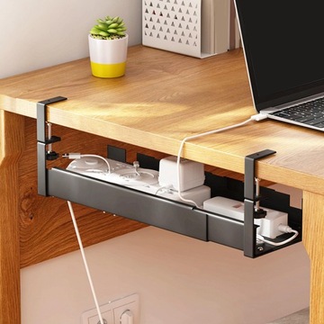 Retractable Under Desk Cable Organizer Desk Cable