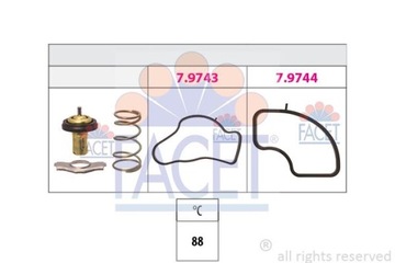 FACET 7.8986 TERMOSTAT KAPALINA CHLADÍCÍ