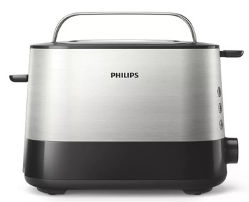 Тостер Philips Viva Collection HD2637/90 серебристый, 7 уровней