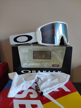 Gogle Oakley Line Miner M White PRIZM Sapphire S3