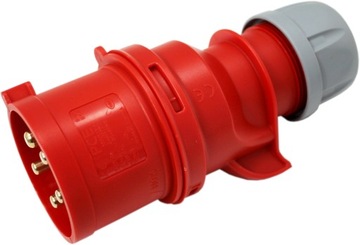 025-6 Вилка переносная FORCE 32А 5П 400В IP44