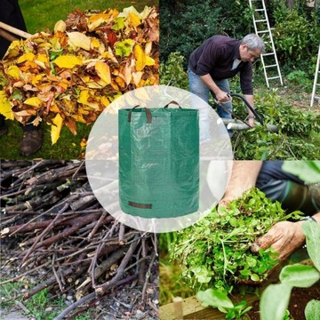 POJEMNIK, KOSZ, TORBA OGRODOWA 120 l - 2 szt.