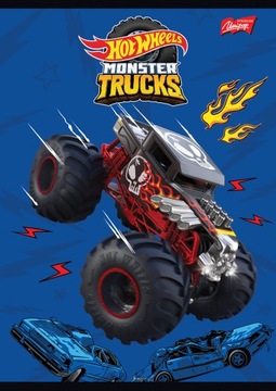Школьная тетрадь А5, 16 листов, КРАТКА, микс HOT WHEELS для мальчика Св. Маевский