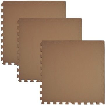 DUŻE PUZZLE PIANKOWE MATA PIANKOWA 62x62 CM 3 SZT.